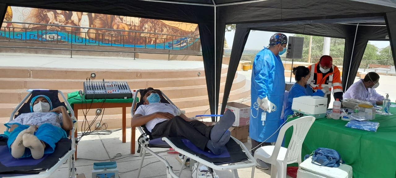 Los pacientes del Hospital de Apoyo II Sullana fueron beneficiados con la campaña de donación voluntaria de sangre que llevó a cabo la ONG "Corazón que Late" 