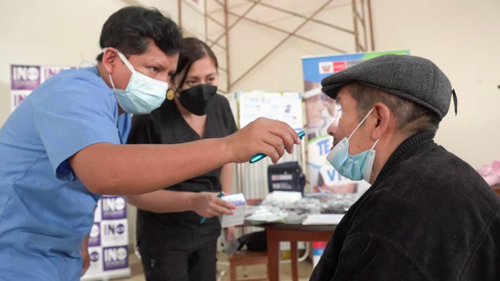 Cerca de 120 adultos mayores fueron atendidos en campaña de intervención comunitaria de Salud