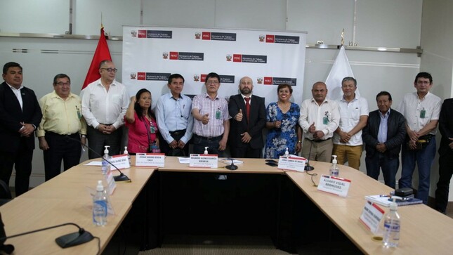 Reunión con CGTP
