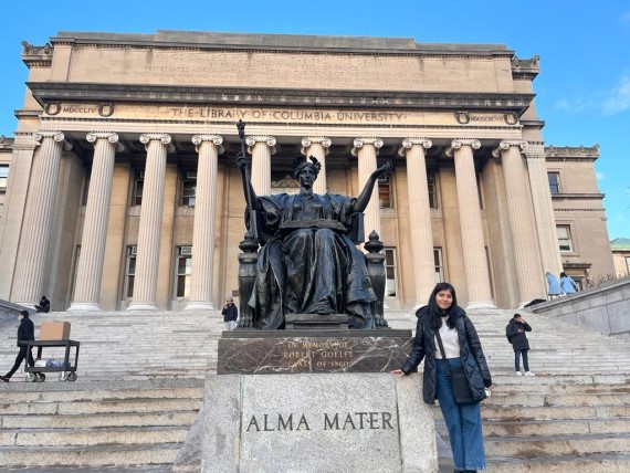 Talento Daniela Perleche en la Universidad de Columbia