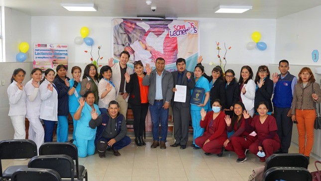 Centro de Salud Urubamba logra certificación como "Establecimiento de salud amigo de la madre, la niña y el niño"