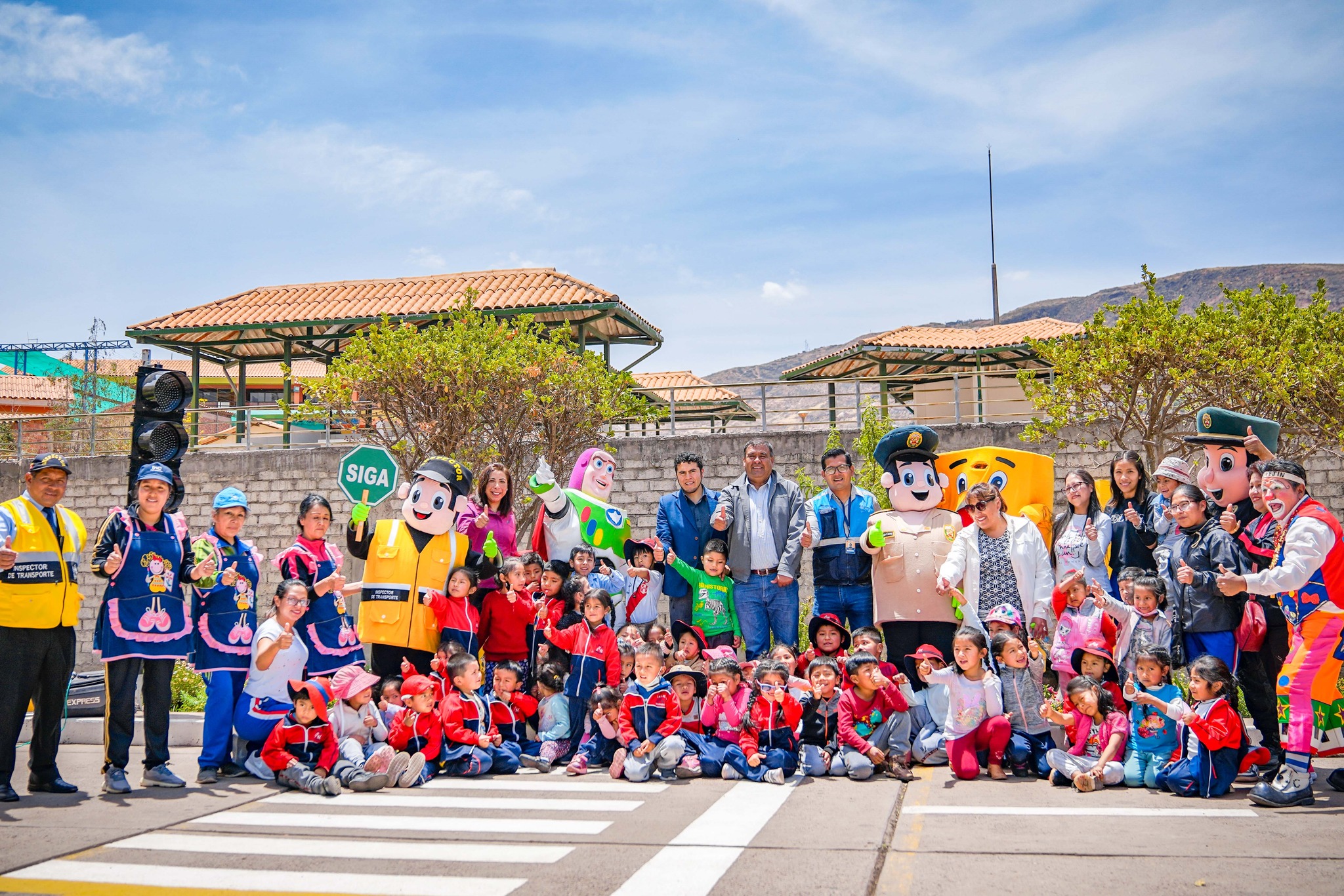 Con éxito la Municipalidad Provincial de Urubamba culmina campaña de Educación Vial para niños de nivel inicial