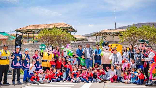 Con éxito la Municipalidad Provincial de Urubamba culmina campaña de Educación Vial para niños de nivel inicial 
