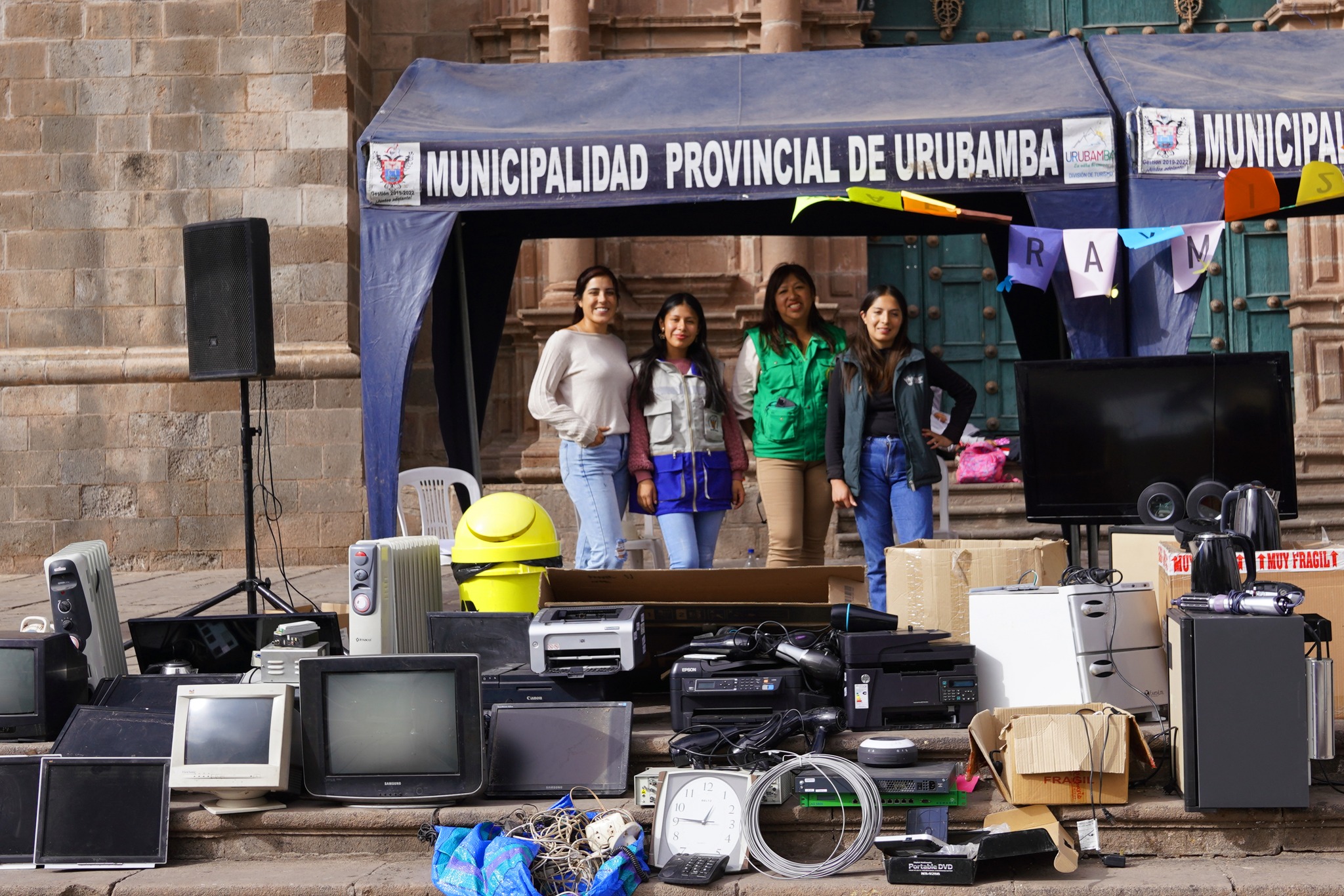 En Urubamba desechan artefactos electrodomésticos en desuso en RAEE RAYMI