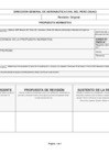 Vista preliminar de documento F-DRP-NED-006: "Propuesta Normativa" 