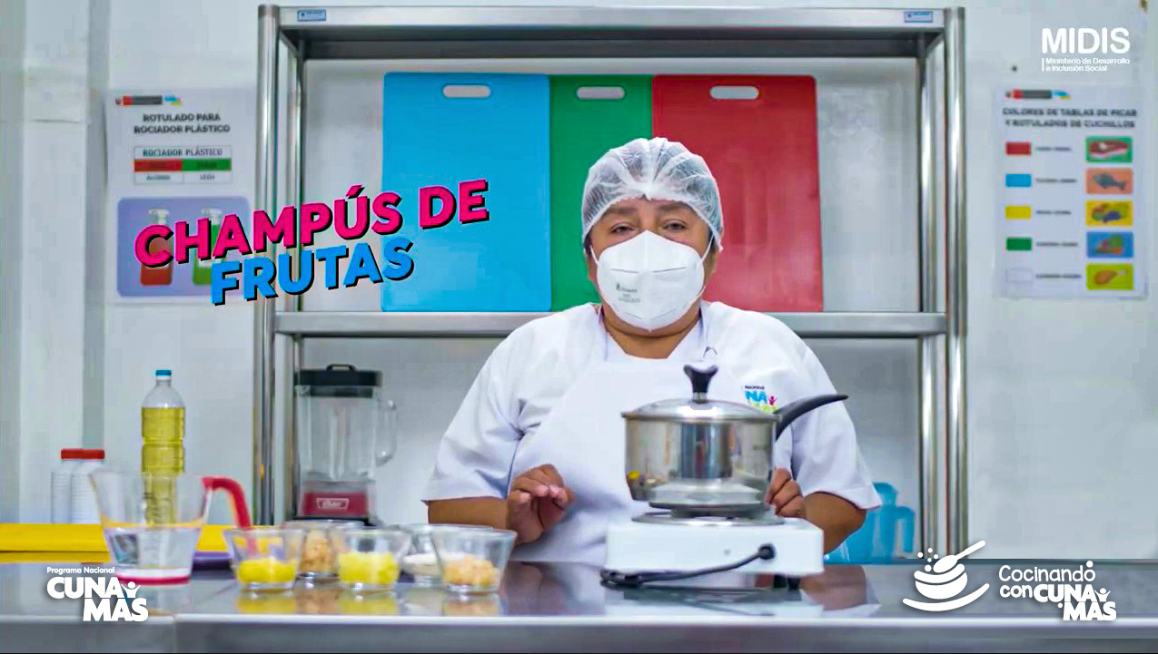 Cocinando con Cuna Más - Champús de frutas