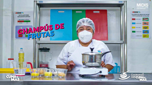 Cocinando con Cuna Más - Champús de frutas