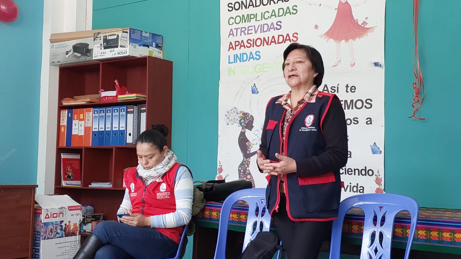 oficina del área mujer