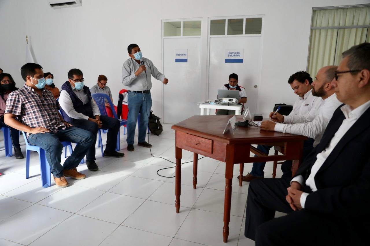 Ministro García en Moquegua