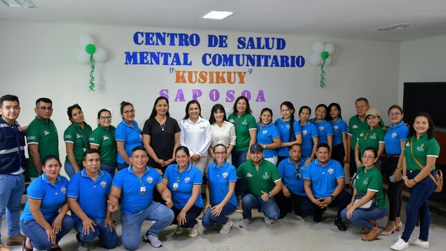 Inauguran Centro de Salud Mental Comunitario "Kusikuy" en Saposoa