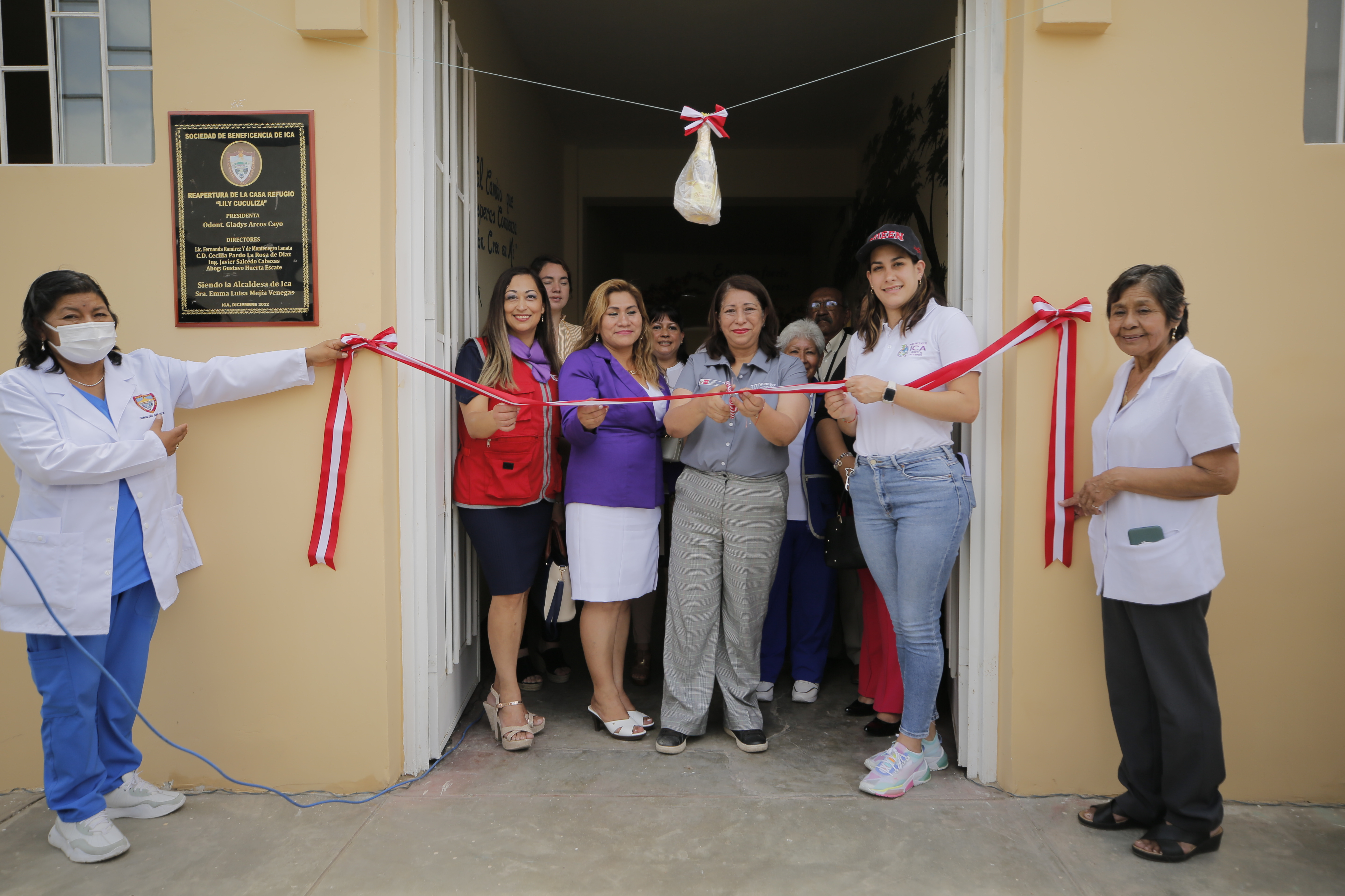 ministra Grecia Rojas inaugura el primer hogar de refugio temporal de Ica