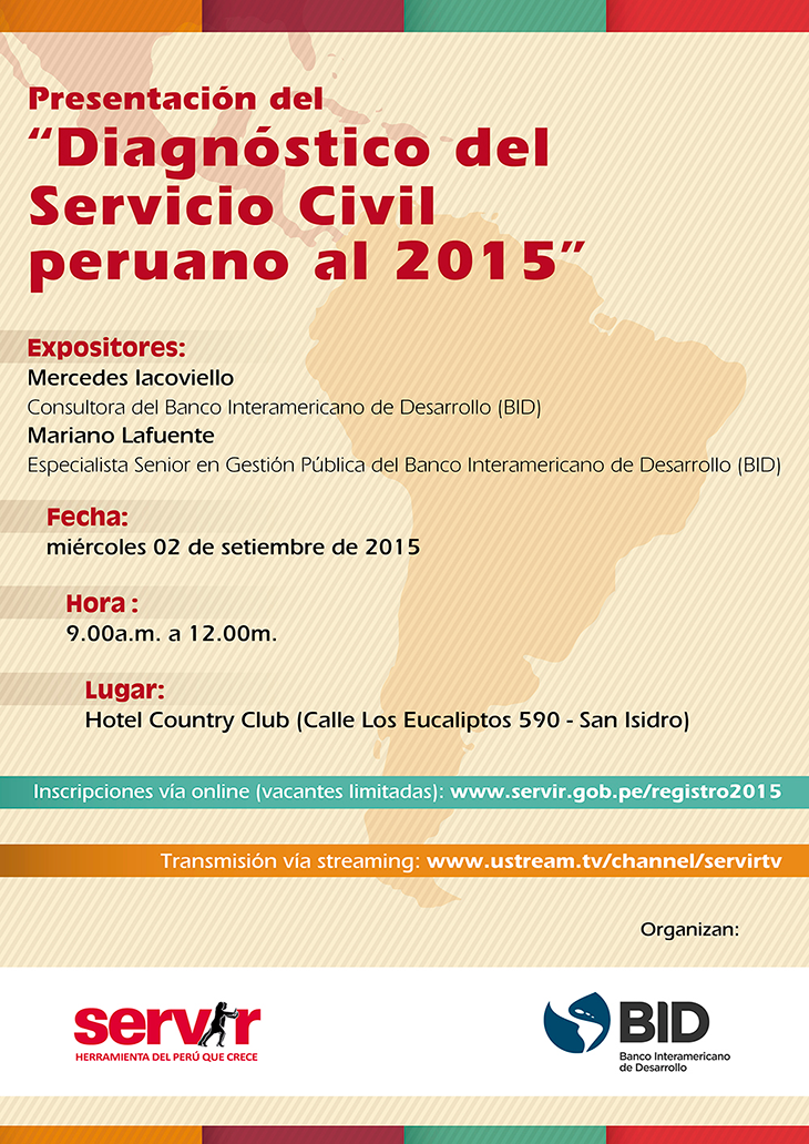 Presentación del “Diagnóstico del Servicio Civil peruano al 2015″
