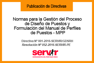 SERVIR aprueba directiva para concursos públicos de personal en entidades del Estado
