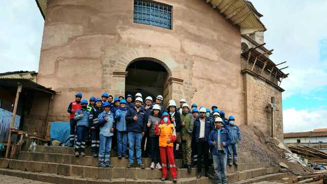 Cusco: Ministra de Cultura supervisó trabajos de mejoramiento del templo San Blas