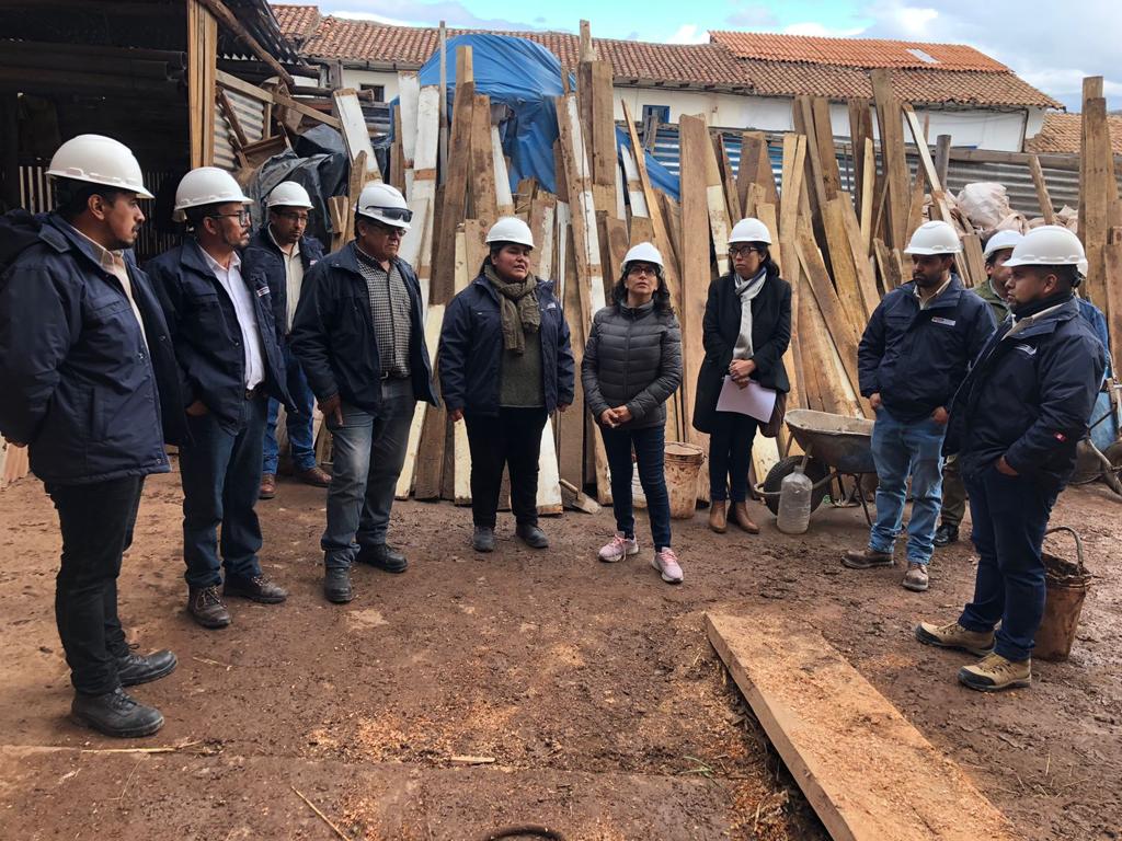 Cusco: Ministra de Cultura supervisó trabajos de mejoramiento del templo San Blas
