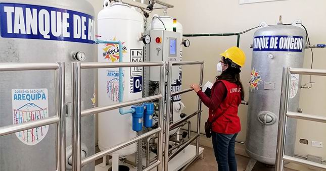 Contraloría detectó que pagaron S/ 5.2 millones por cuatro plantas de oxígeno que incumplen especificaciones técnicas
