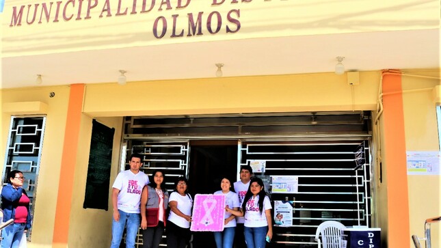 Municipalidad impone Lazo Blanco en el día Internacional de Eliminación de la Violencia Contra la Mujer