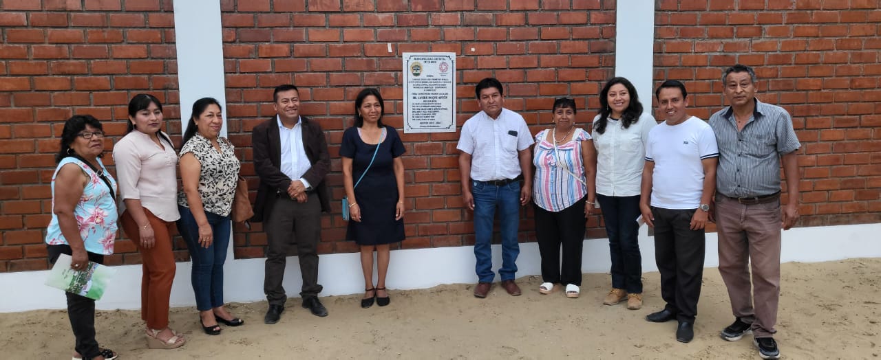Se inaugura construcción de cerco perimétrico de I.E. Gustavo Mohme Llona-C.P. Capilla Central