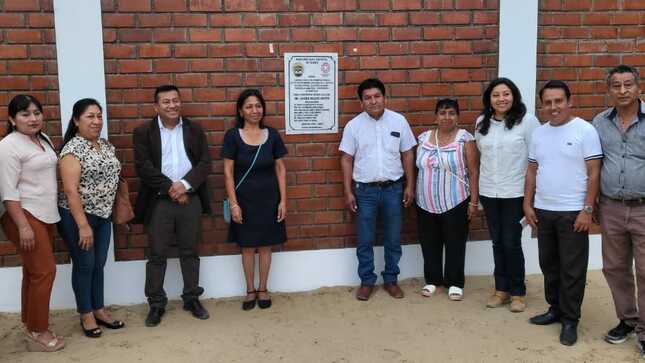 Se inaugura construcción de cerco perimétrico de I.E. Gustavo Mohme Llona-C.P. Capilla Central