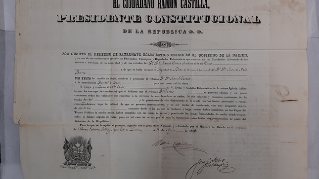 Ministerio de Cultura recibió 232 bienes culturales repatriados por parte del Ministerio de Relaciones Exteriores