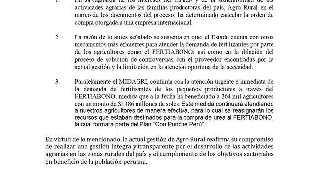 Comunicado