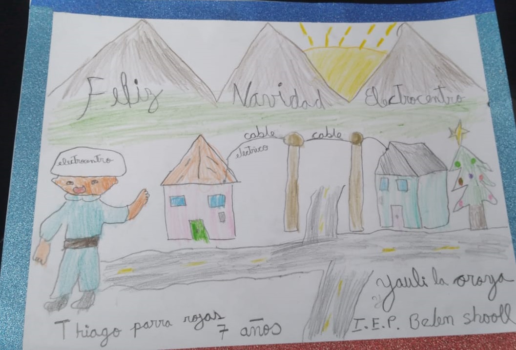 Electrocentro Premia a Ganadores de Concurso de Dibujo y Pintura para CEBES