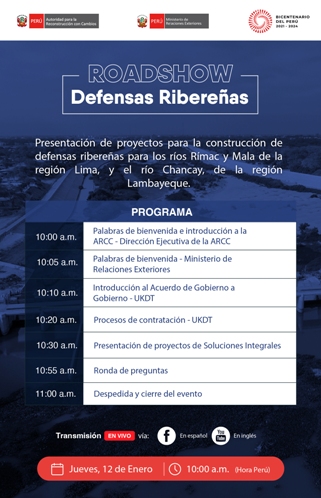 Roadshow virtual con la Autoridad para la Reconstrucción con Cambios