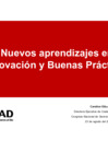 Vista preliminar de documento Nuevos aprendizajes en Innovación y Buenas Prácticas