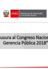 Vista preliminar de documento Clausura al Congreso Nacional de Gerencia Pública 2018