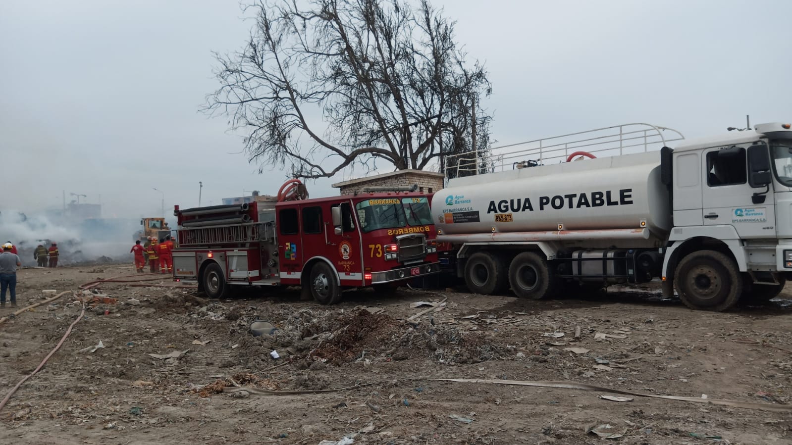 Apoyo Logístico para Sofocar Incendio