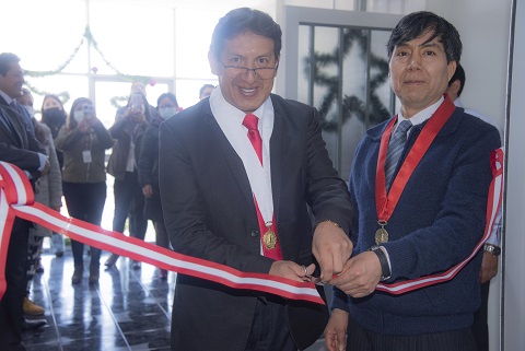 Nota de Prensa: Presidente de la Corte inauguró ambientes para Juzgados de Chupaca