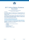Vista preliminar de documento 2017 Lithium Battery Guidance Document (English)