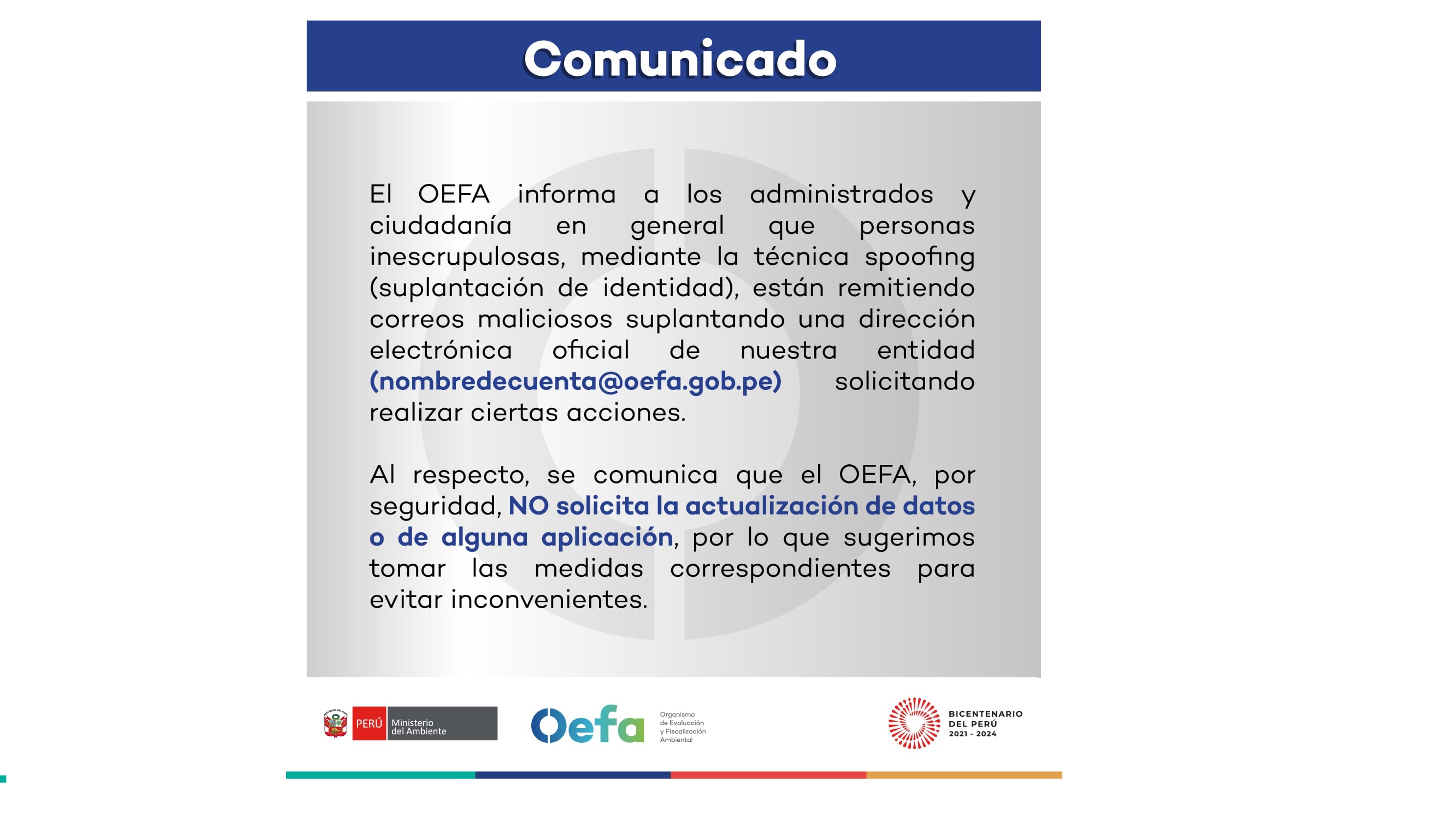 comunicado