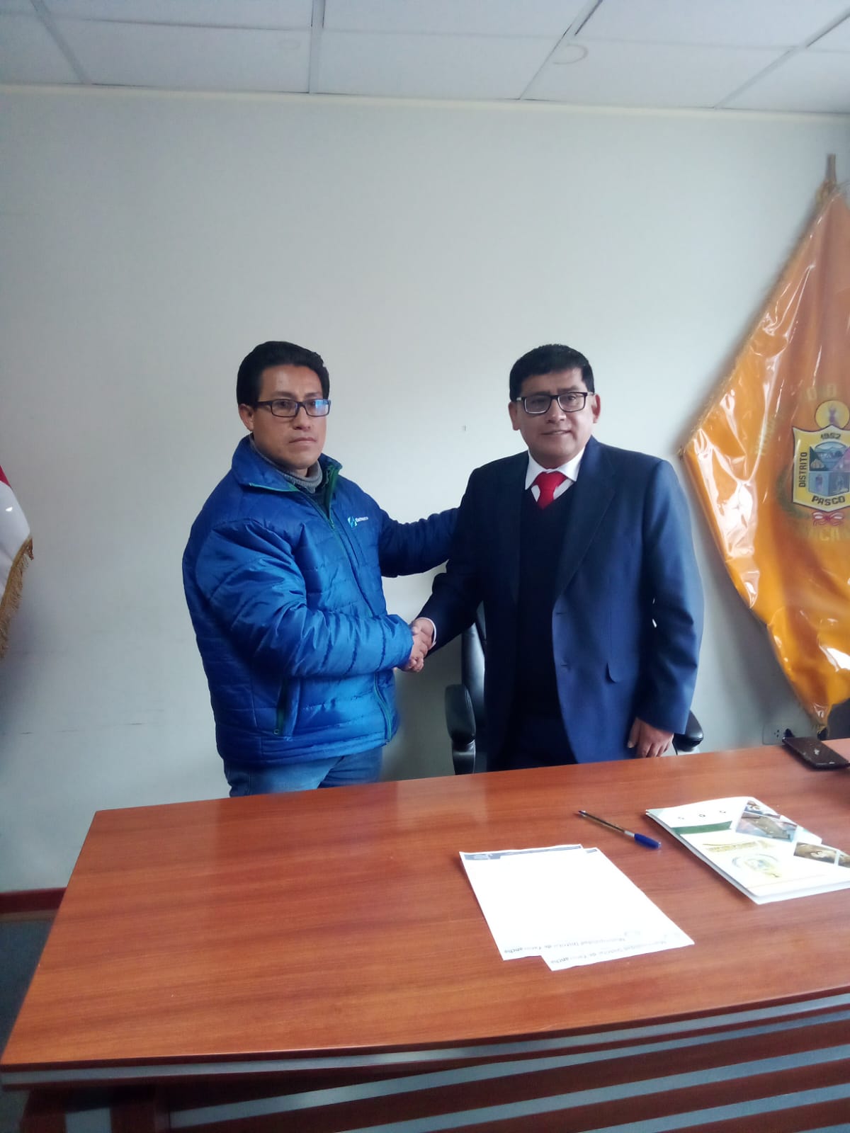 Jefe de Electrocentro Pasco Sostuvo Reunión con Nuevas Autoridades Ediles.