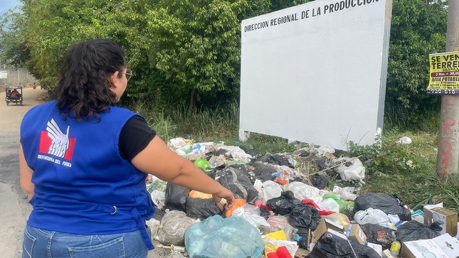 Comisionada supervisa residuos sólidos