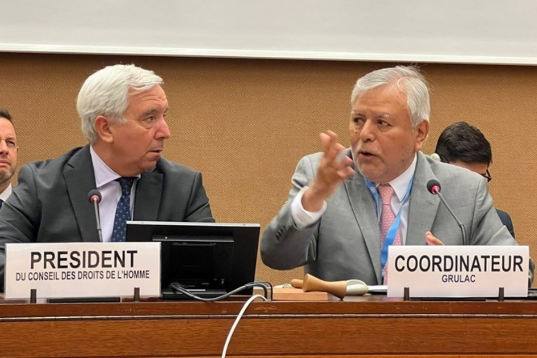 Presidente del Consejo de Derechos Humanos cierra año 2022 en sesión organizativa