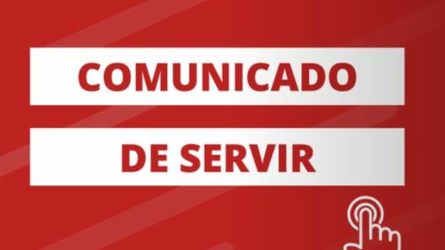 Comunicado de SERVIR