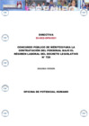 Vista preliminar de documento Aprobar la Directiva DI-002-OPH/001 "Concurso Público de Méritos para la Contratación del Personal Bajo el Régimen Laboral del Decreto Legislativo N°728", segunda versión.