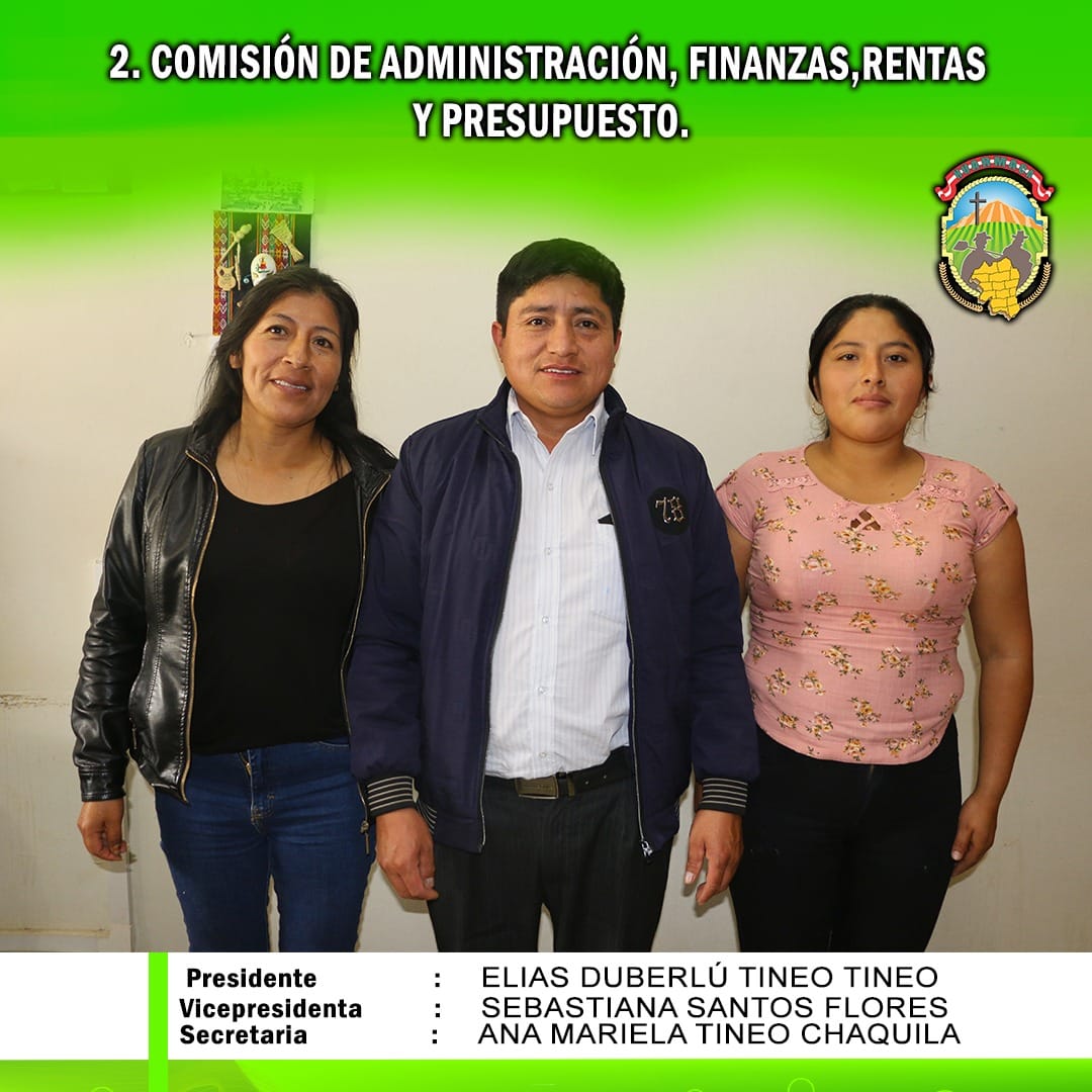 VICENTE TIQUILLAHUANCA CHUQUIPOMA- CONSEJO MUNICIPAL 2023-2026