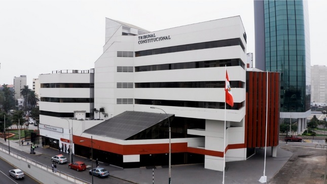 Fachada del Tribunal Constitucional en San Isidro.
