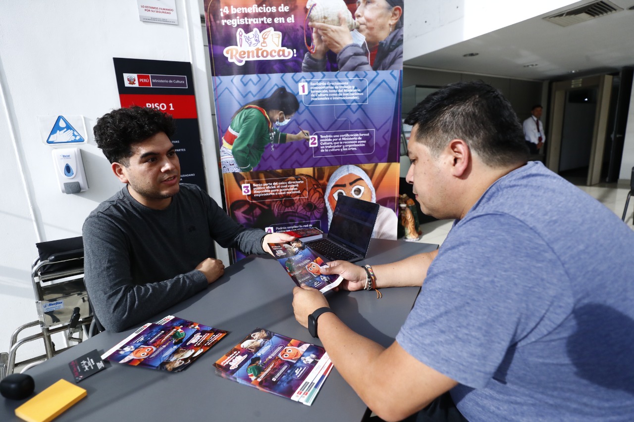 Ministerio de Cultura: Trabajadores y organizaciones del arte pueden inscribirse presencialmente en Rentoca