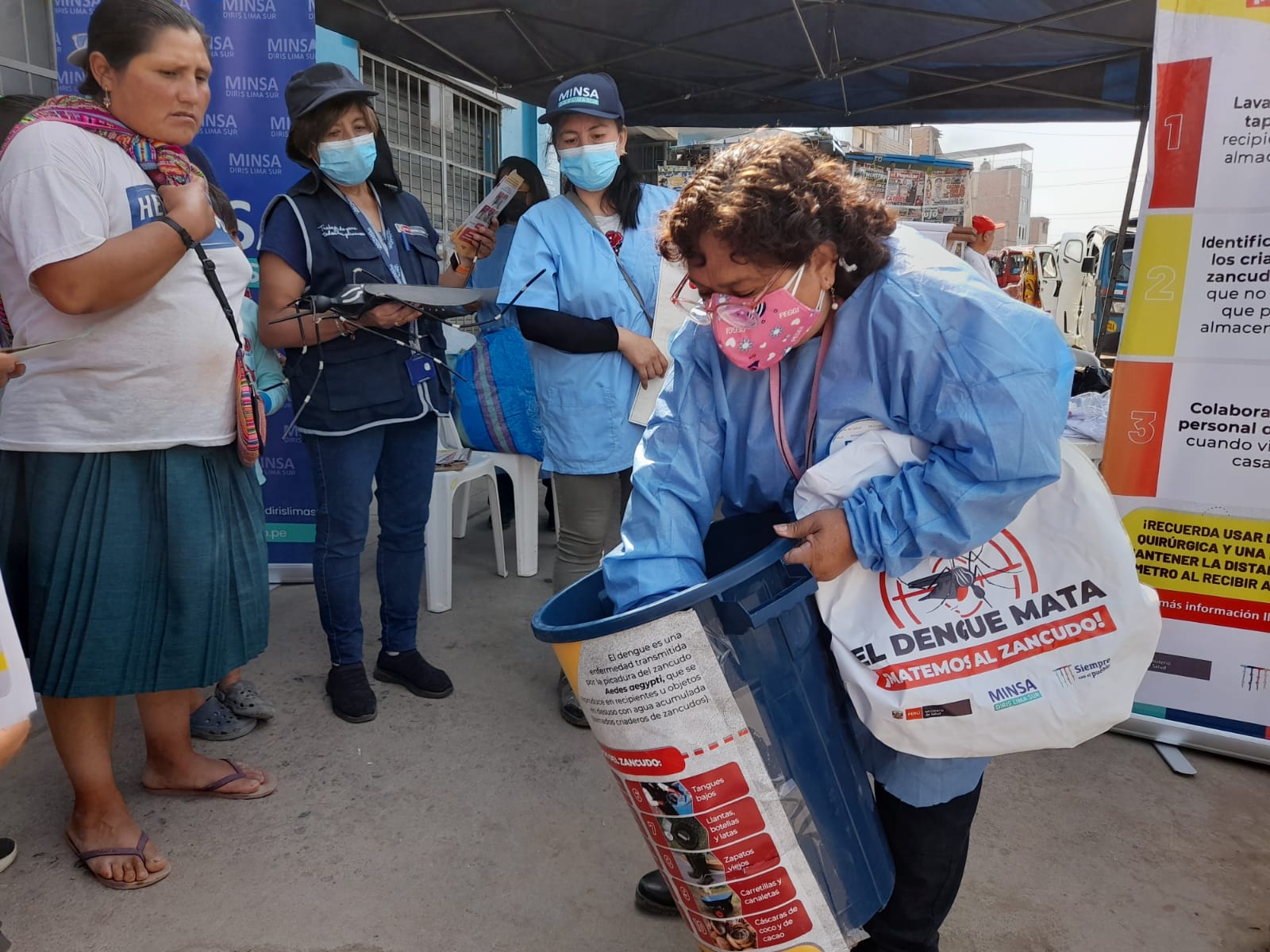 Diris Lima Sur fortalece acciones de prevención de dengue en mercados de la jurisdicción
