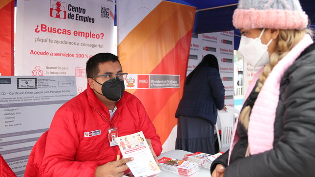 Ferias laborales del MTPE ofrecieron más de 27 mil puestos de trabajo en Lima Metropolitana durante el 2022