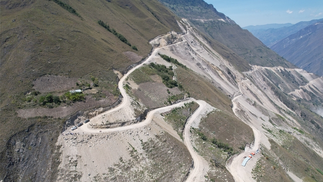 Carretera Susangate - Huallangate - San José de Chimbán