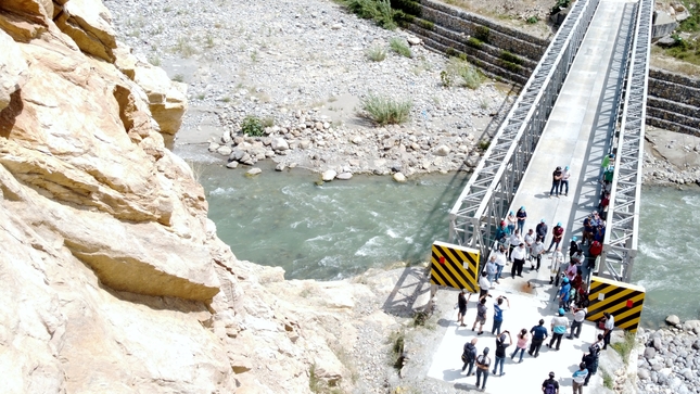 Puente sobre el rio Silaco La Ramada - Chiumbán