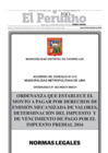 Vista preliminar de documento ORDENANZA 283-2015-MDCH