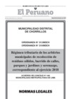 Vista preliminar de documento ORDENANZA 319-2017-MDCH