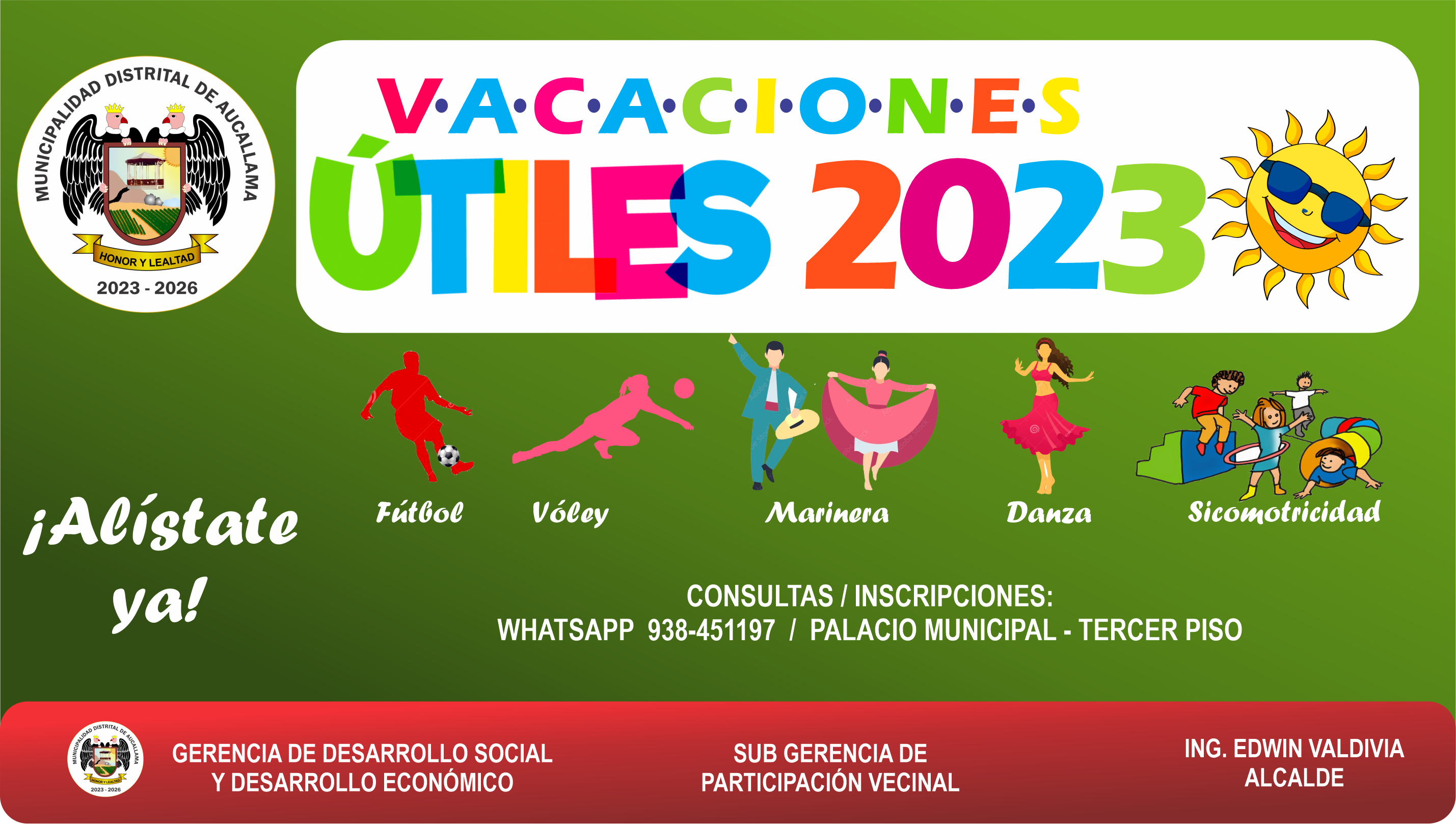 Vacaciones Útiles 2023 en Aucallama