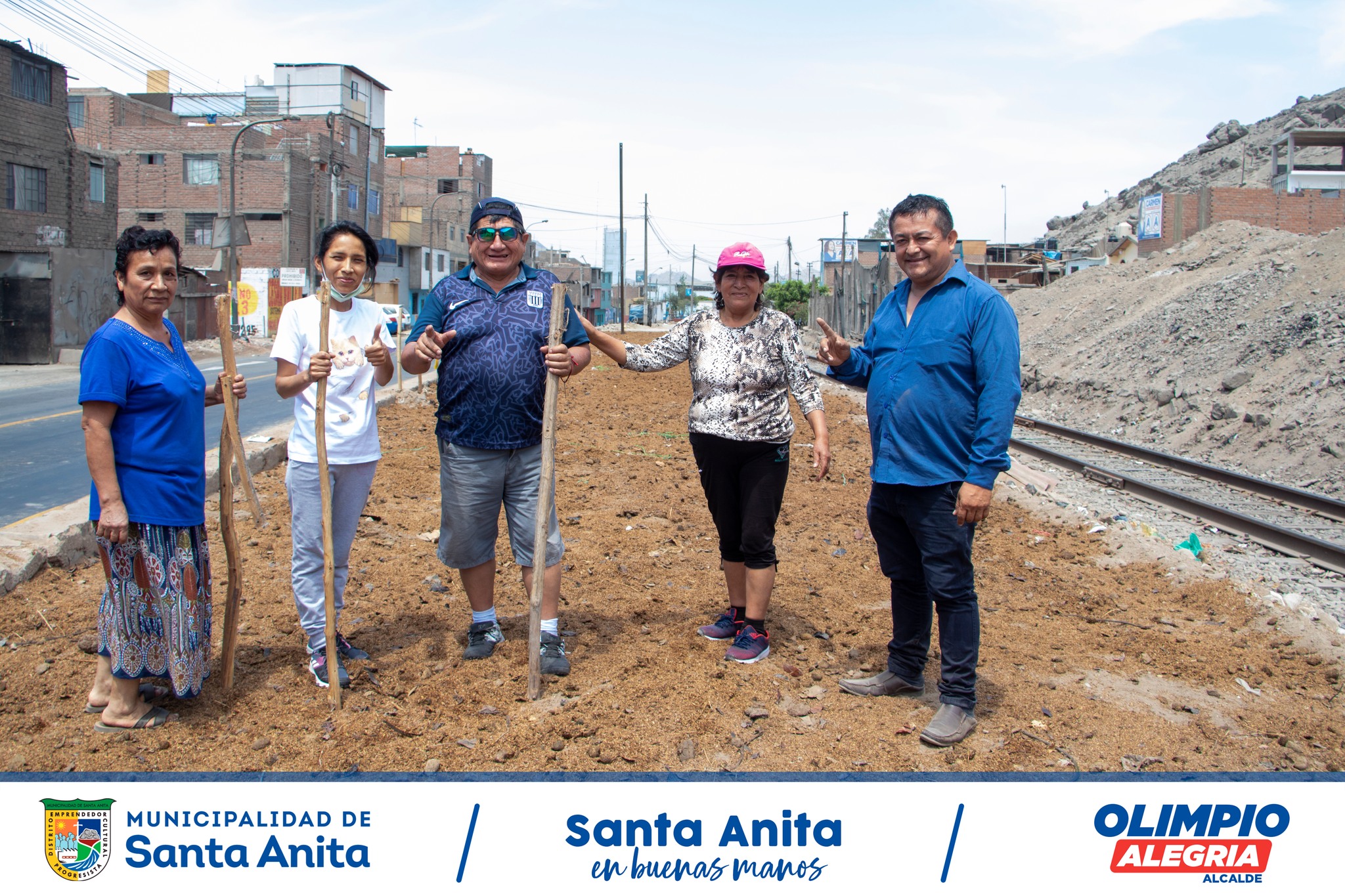 La gestión de nuestro alcalde #OlimpioAlegría, continúa con el trabajo desde el primer día en recuperar la Av. Ferrocarril con el respaldo de los vecinos.
#santaanitaenbuenasmanos
#olimpioalegría
#ÁreasVerdes