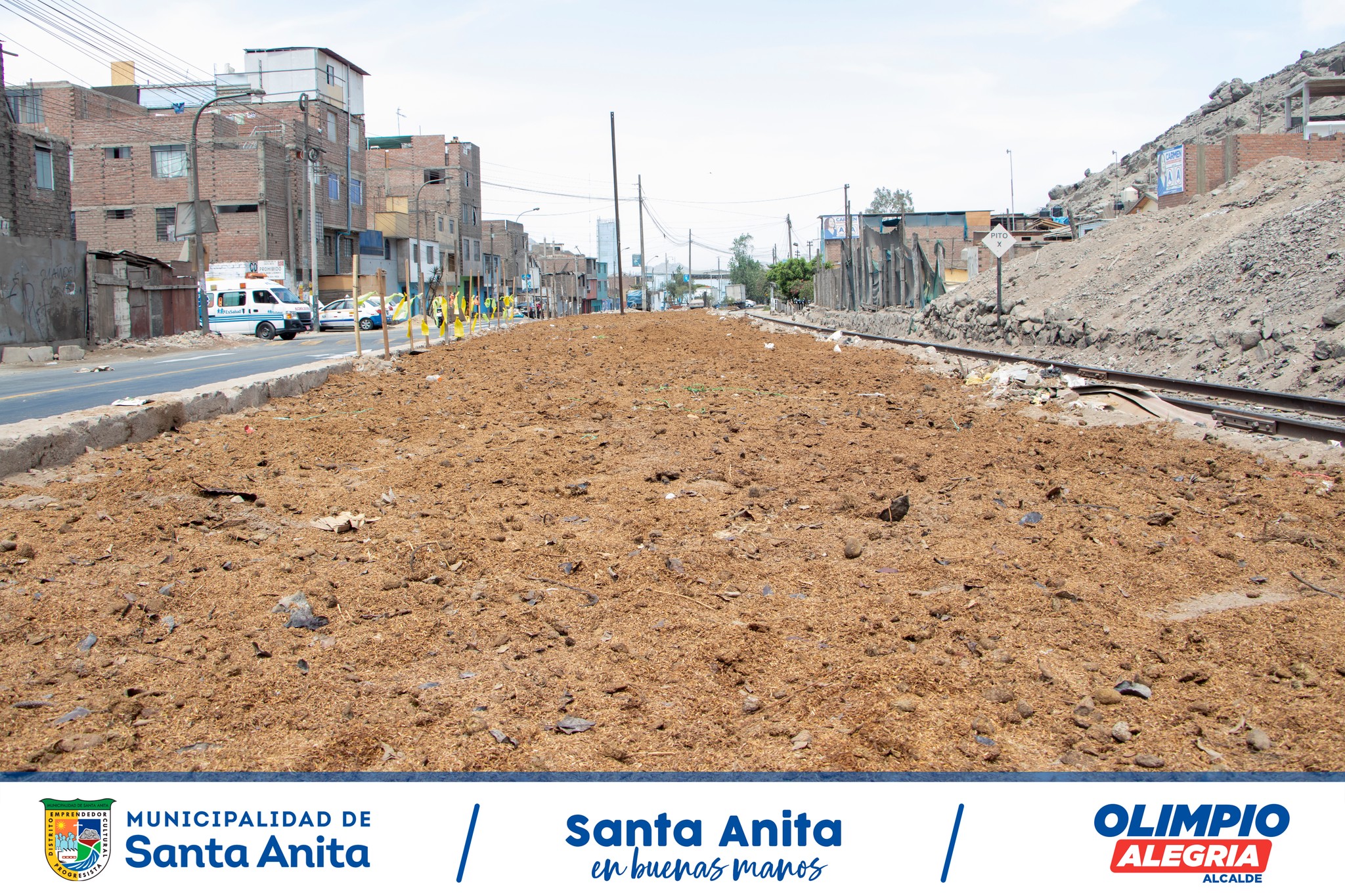 La gestión de nuestro alcalde #OlimpioAlegría, continúa con el trabajo desde el primer día en recuperar la Av. Ferrocarril con el respaldo de los vecinos.
#santaanitaenbuenasmanos
#olimpioalegría
#ÁreasVerdes